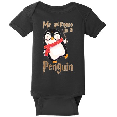 My Patronus Is a Penguin Baby Bodysuit