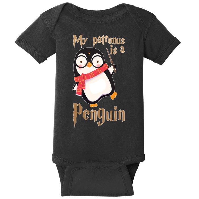 My Patronus Is a Penguin Baby Bodysuit
