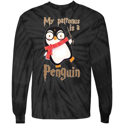 My Patronus Is a Penguin Tie-Dye Long Sleeve Shirt