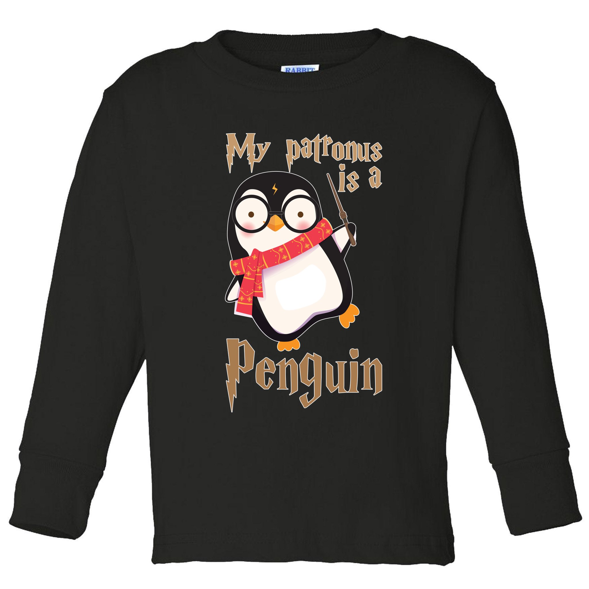 My Patronus Is a Penguin Toddler Long Sleeve Shirt
