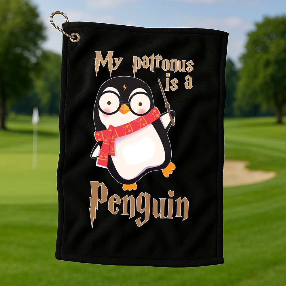 My Patronus Is a Penguin Golf Towel