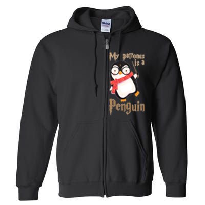 My Patronus Is a Penguin Full Zip Hoodie