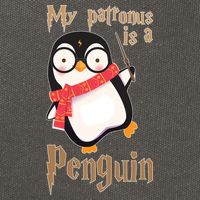 My Patronus Is a Penguin Cotton Canvas Backpack