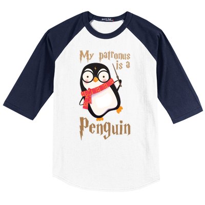 My Patronus Is a Penguin Baseball Sleeve Shirt