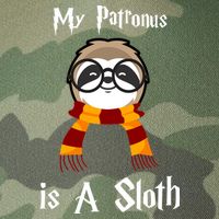 My Patronus Is A Sloth Legacy Tie Dye Trucker Hat