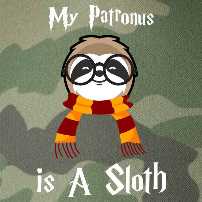 My Patronus Is A Sloth Legacy Tie Dye Trucker Hat