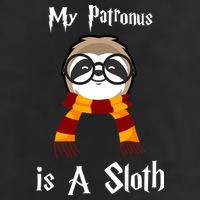 My Patronus Is A Sloth Garment-Dyed Fleece Hoodie