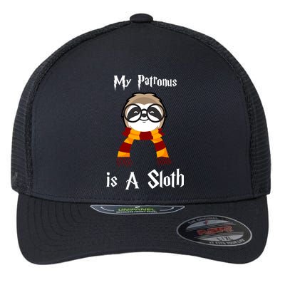 My Patronus Is A Sloth Flexfit Unipanel Trucker Cap
