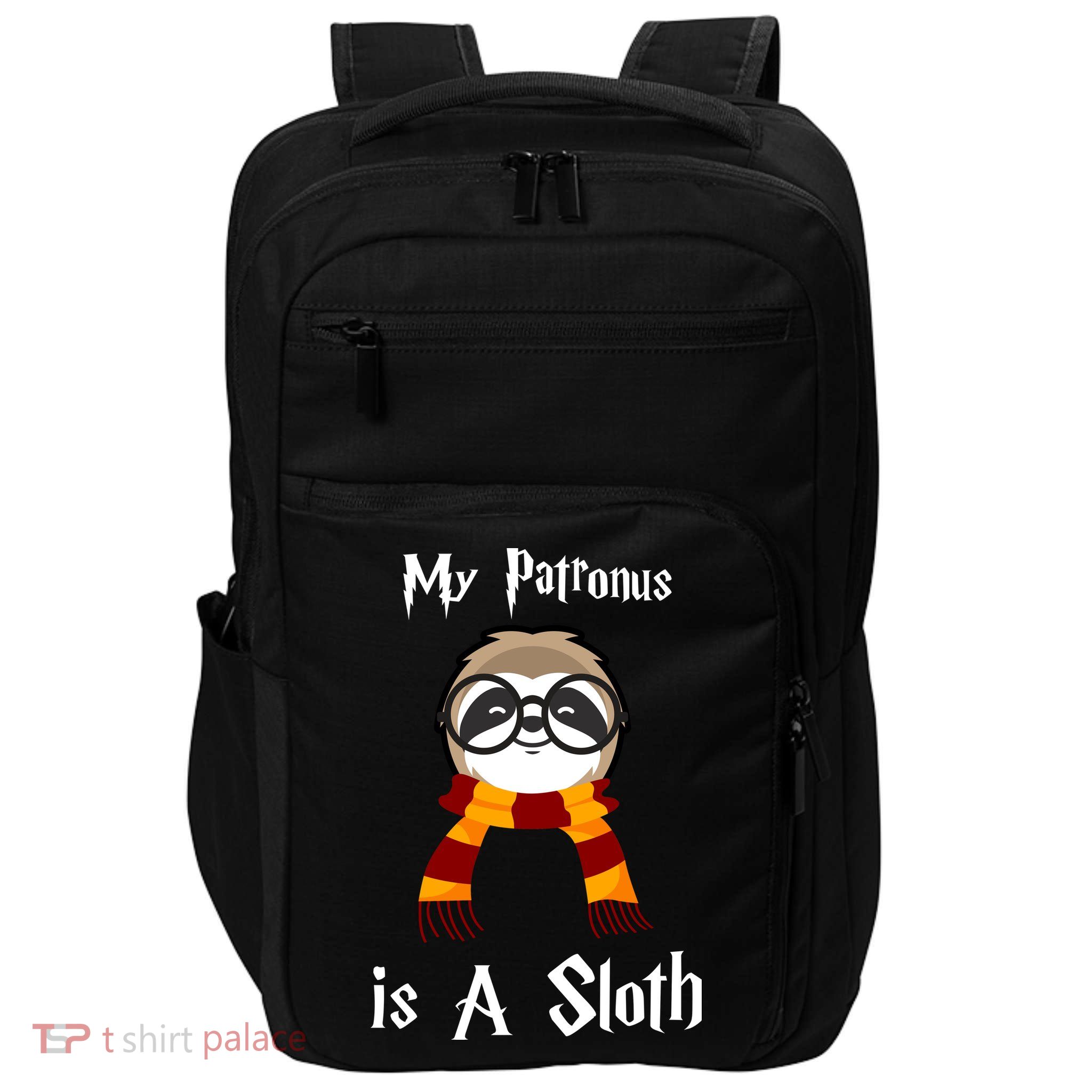 My Patronus Is A Sloth Impact Tech Backpack