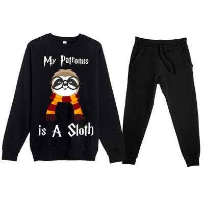 My Patronus Is A Sloth Premium Crewneck Sweatsuit Set