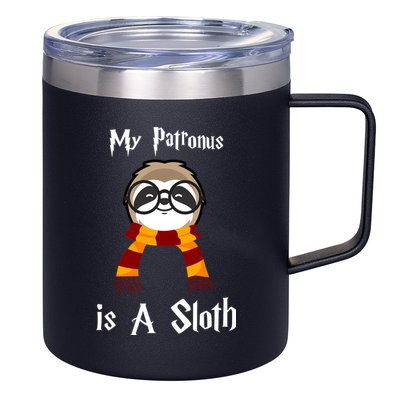 My Patronus Is A Sloth 12oz Stainless Steel Coffee Mug