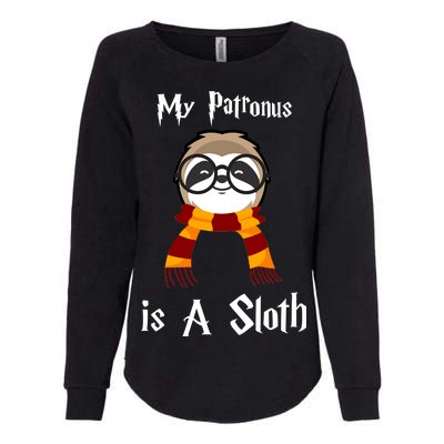 My Patronus Is A Sloth Womens California Wash Sweatshirt