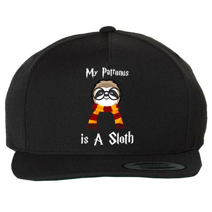 My Patronus Is A Sloth Wool Snapback Cap