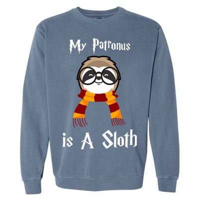 My Patronus Is A Sloth Garment-Dyed Sweatshirt