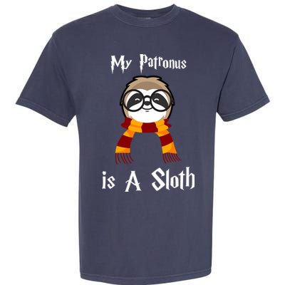 My Patronus Is A Sloth Garment-Dyed Heavyweight T-Shirt