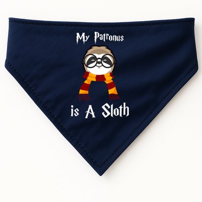 My Patronus Is A Sloth USA-Made Doggie Bandana