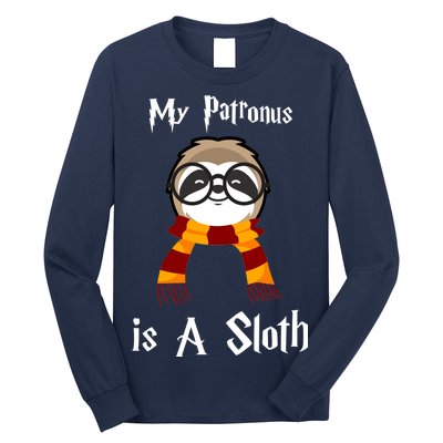 My Patronus Is A Sloth Long Sleeve Shirt