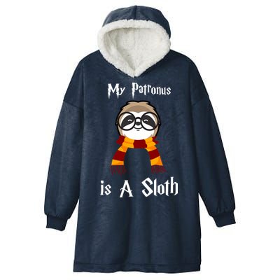 My Patronus Is A Sloth Hooded Wearable Blanket