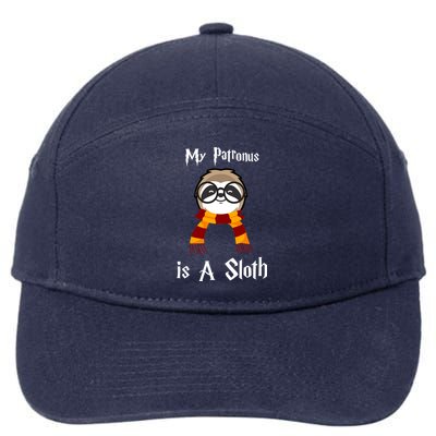 My Patronus Is A Sloth 7-Panel Snapback Hat