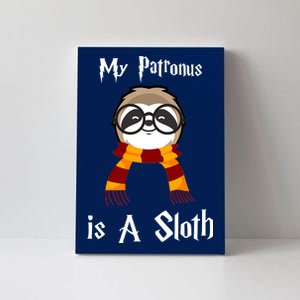 My Patronus Is A Sloth Canvas