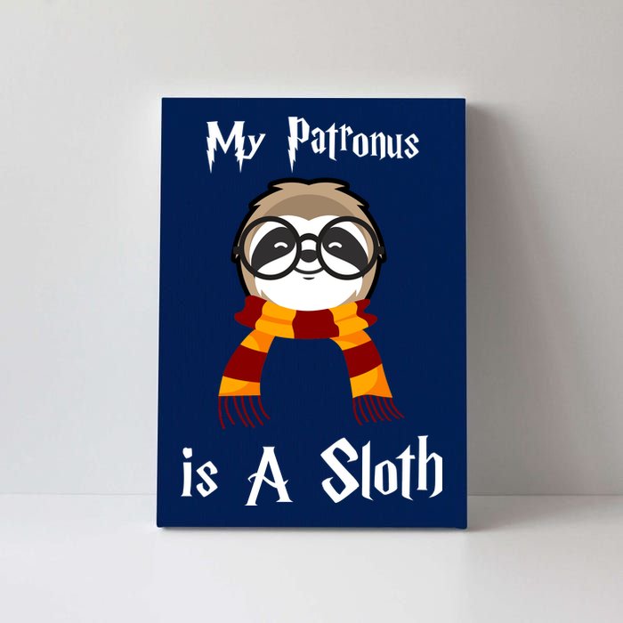 My Patronus Is A Sloth Canvas