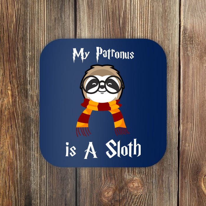 My Patronus Is A Sloth Coaster