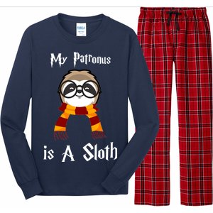 My Patronus Is A Sloth Long Sleeve Pajama Set