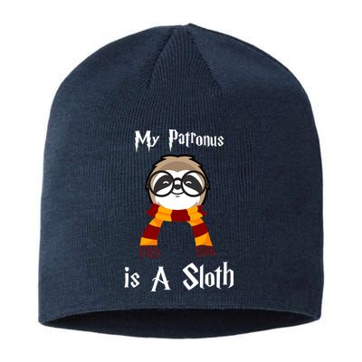 My Patronus Is A Sloth Sustainable Beanie