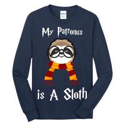 My Patronus Is A Sloth Tall Long Sleeve T-Shirt