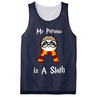 My Patronus Is A Sloth Mesh Reversible Basketball Jersey Tank