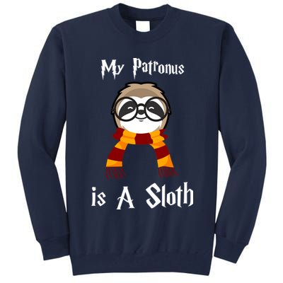 My Patronus Is A Sloth Tall Sweatshirt