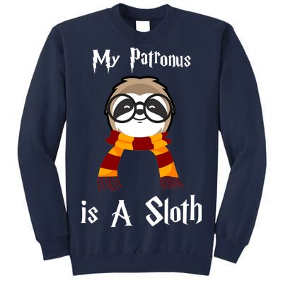 My Patronus Is A Sloth Tall Sweatshirt