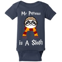 My Patronus Is A Sloth Baby Bodysuit