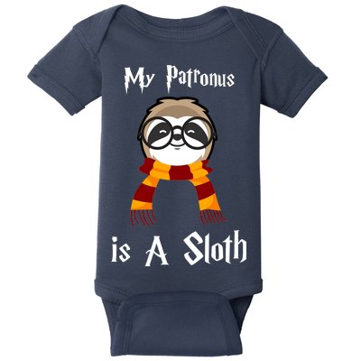 My Patronus Is A Sloth Baby Bodysuit