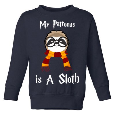 My Patronus Is A Sloth Toddler Sweatshirt