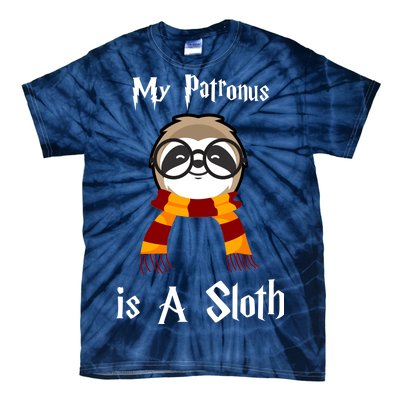 My Patronus Is A Sloth Tie-Dye T-Shirt