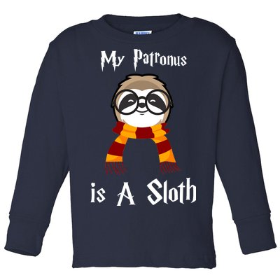 My Patronus Is A Sloth Toddler Long Sleeve Shirt