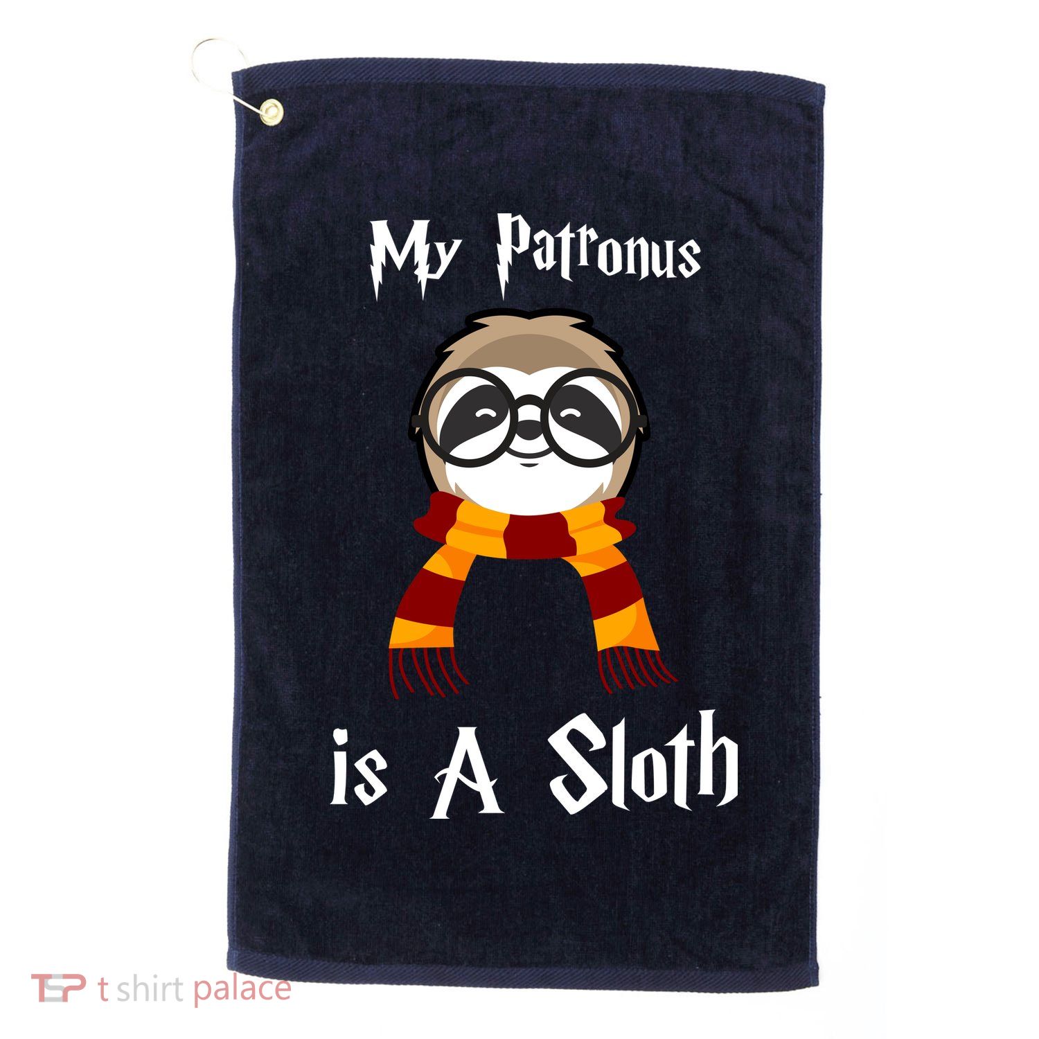 My Patronus Is A Sloth Golf Towel