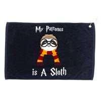 My Patronus Is A Sloth Grommeted Golf Towel