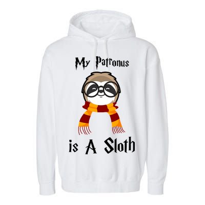 My Patronus Is A Sloth Garment-Dyed Fleece Hoodie