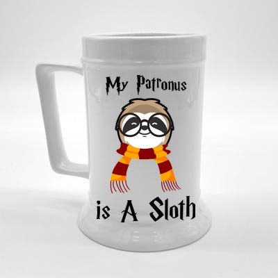 My Patronus Is A Sloth Beer Stein