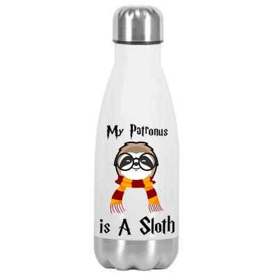 My Patronus Is A Sloth Stainless Steel Insulated Water Bottle