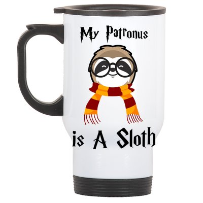 My Patronus Is A Sloth Stainless Steel Travel Mug