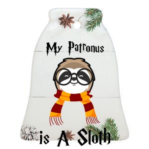 My Patronus Is A Sloth Ceramic Bell Ornament