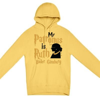 My Patronus Is Ruth Bader Ginsburg Premium Pullover Hoodie