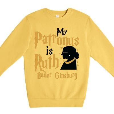 My Patronus Is Ruth Bader Ginsburg Premium Crewneck Sweatshirt