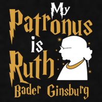 My Patronus Is Ruth Bader Ginsburg Ladies PosiCharge Tri-Blend Wicking Tank
