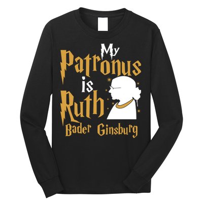 My Patronus Is Ruth Bader Ginsburg Long Sleeve Shirt