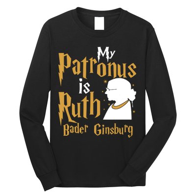 My Patronus Is Ruth Bader Ginsburg Long Sleeve Shirt