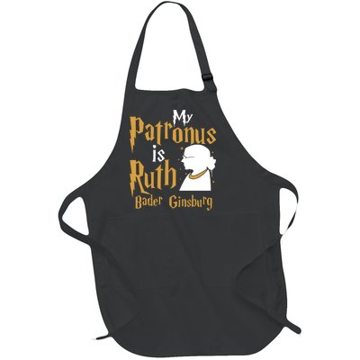 My Patronus Is Ruth Bader Ginsburg Full-Length Apron With Pockets